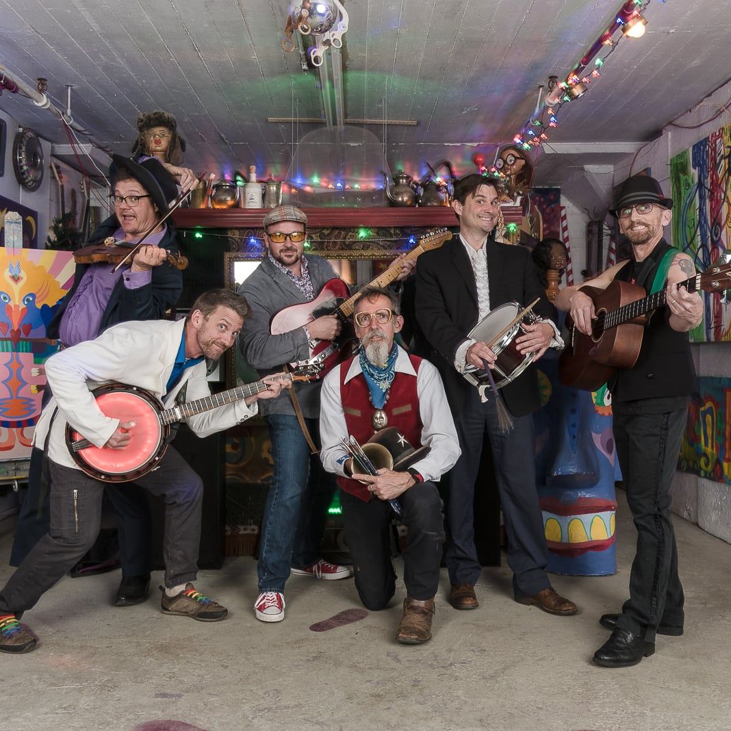 The Snake Oil Medicine Show band performing
