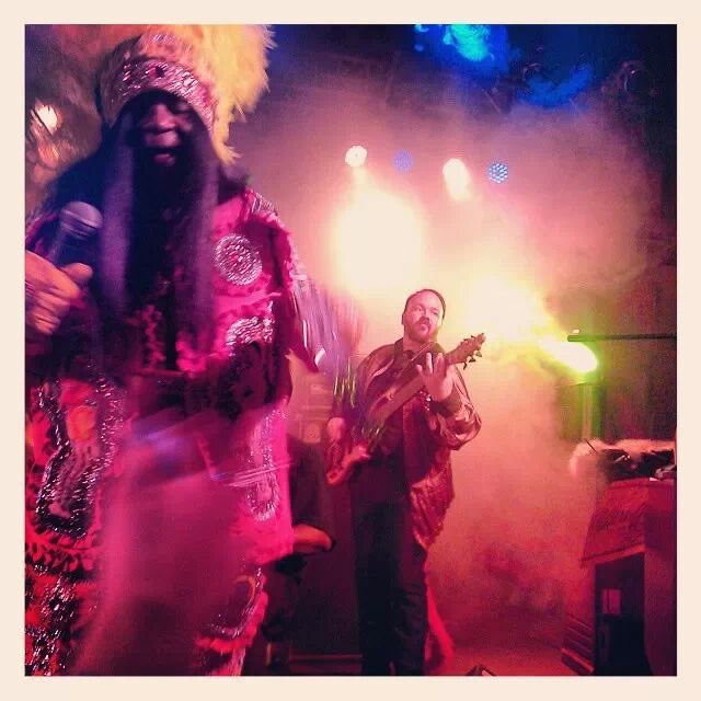 Jay Sanders with Big Chief Monk Boudreaux