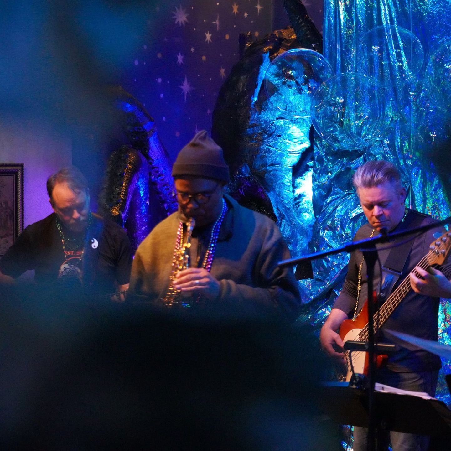 Sanders, Boyd, Page and Hall performing at Little Jumbo